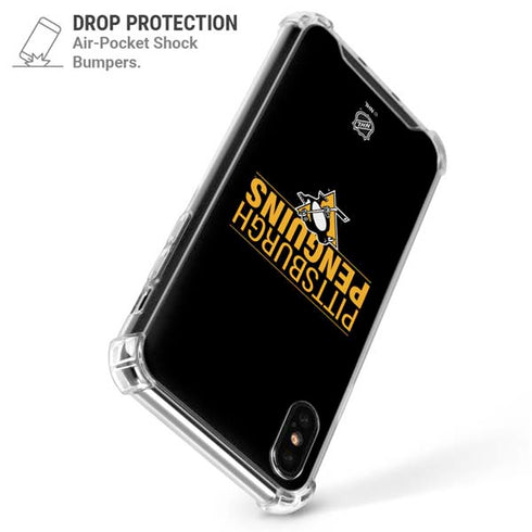 NHL Pittsburgh Penguins Lineup iPhone XS Max Clear Case